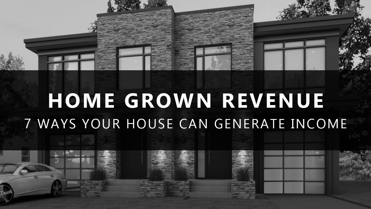 Home Grown Revenue:  Creative Real Estate Investing